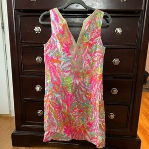 Lilly Pulitzer Janice Shift Dress in Scuba to Cuba